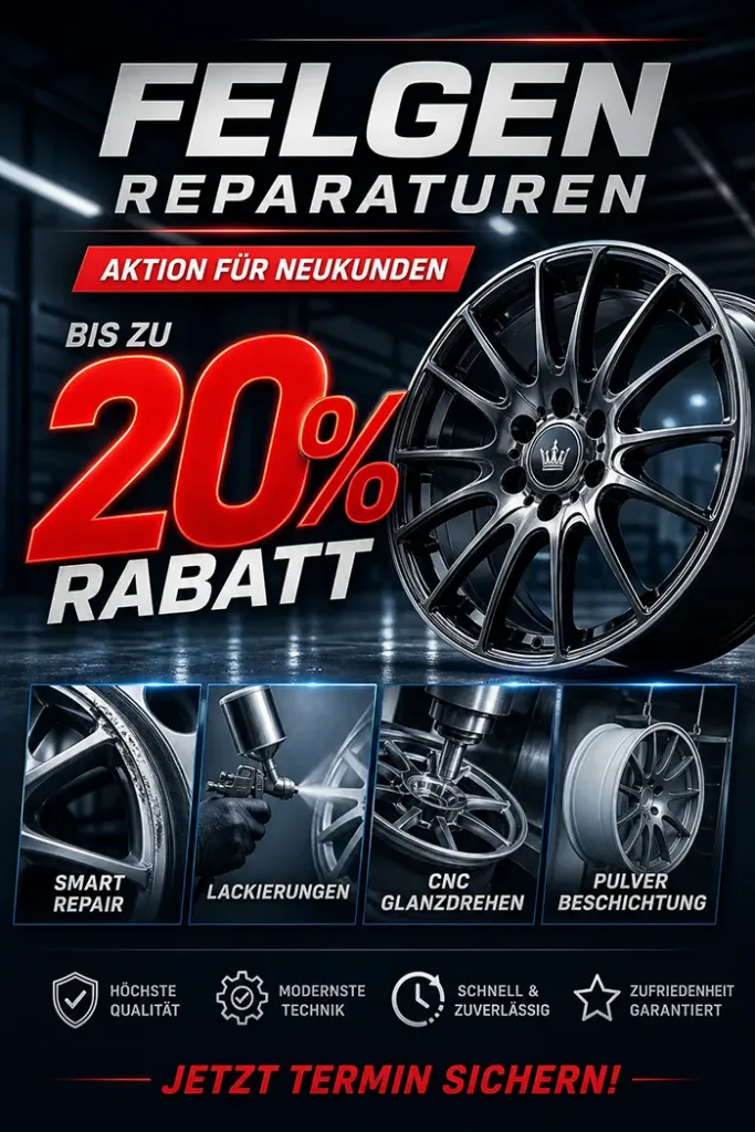 Aktion für Felgenreparaturen